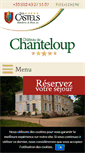 Mobile Screenshot of chateau-de-chanteloup.com