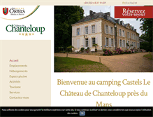 Tablet Screenshot of chateau-de-chanteloup.com